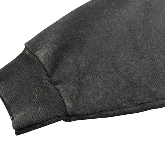 Vintage Pullover Sweatshirt 1/4 Zip IRELAND Black Fruit Of The Look Size Large - Picture 11 of 13